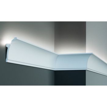 Profil pentru banda LED din poliuretan Flexibil KF704F - 10x5x200 cm