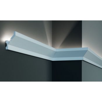Profil pentru banda LED din poliuretan KF721 - 7.6x4.7x200 cm