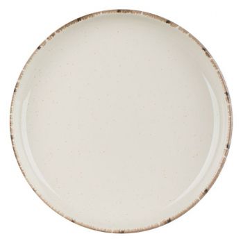 Farfurie pentru friptura,stil nordic,bej,ceramica,27 cm