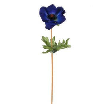 Fir floare albastra decorativa artificiala,plastic,40 cm