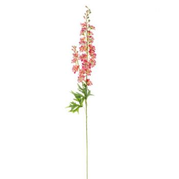 Fir floare decorativa pentru interior,plastic,roz,84 cm
