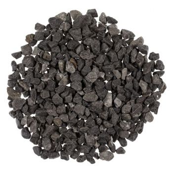 Pietris decorativ pentru sol sau ghiveci,negru,1-2 cm,1 kg