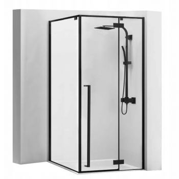 Cabină de duș Rea Fargo 90x90 cm negru mat
