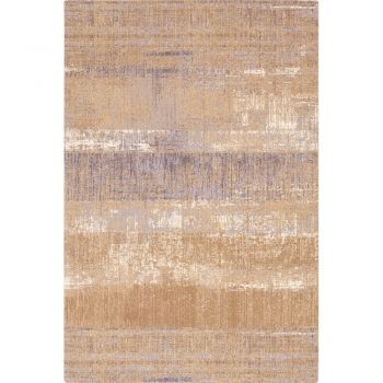 Covor maro din lână 100x180 cm Layers – Agnella ieftin