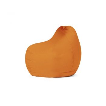 Fotoliu puf pentru copii portocaliu Premium – Floriane Garden