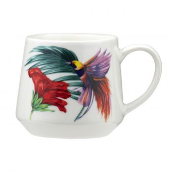 Cana cu model pasare Colibri, Tropical Birds, Ambition, 460 ml, portelan, multicolor
