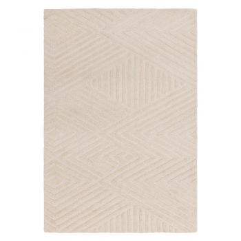 Covor crem din lână 200x290 cm Hague – Asiatic Carpets