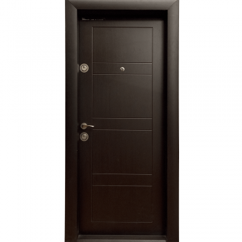 Usa metalica intrare Arta Door 310, cu fete din MDF laminat, deschidere dreapta, culoare wenge, 880 x 2010 mm