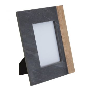 Ramă foto gri din piatră 18x23 cm Kata – Premier Housewares ieftina