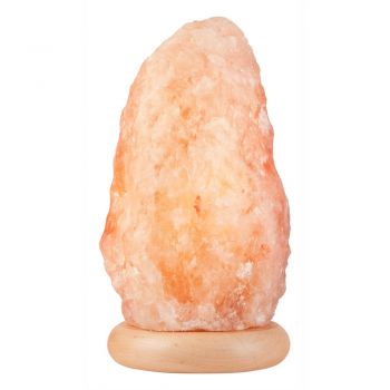 Lampă de sare portocalie, înălțime 26 cm Sally - LAMKUR