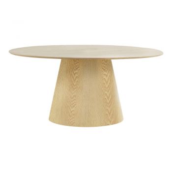 Masă de dining cu blat cu aspect de lemn de frasin 90x160 cm Bolton – House Nordic