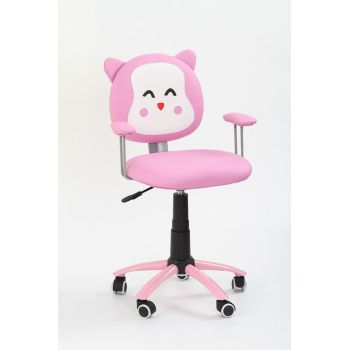 Scaun de birou copii Kitty roz la reducere