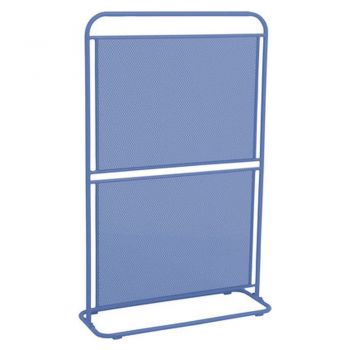 Paravan metalic pentru balcon, 124 x 80 cm, albastru MWH - Garden Pleasure