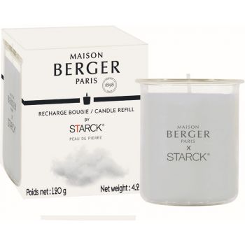 Rezerva lumanare parfumata Berger Starck Peau de Pierre 120g