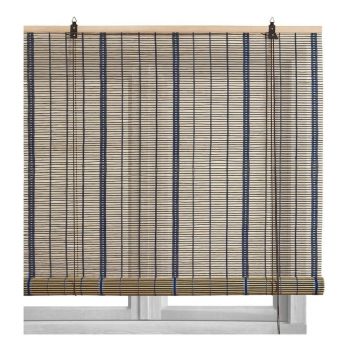 Jaluzele din bambus albastru-maroniu 120x180 cm Natural Life - Casa Selección