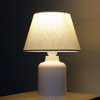 Lampa de masa, Insignio, 780SGN1950, PVC, Crem