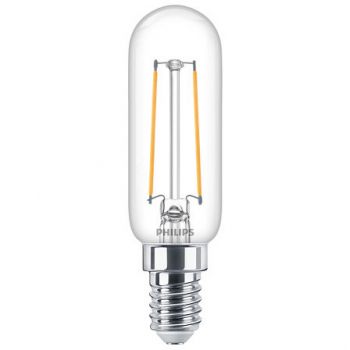 Bec LED lumanare/lustra vintage Philips Classic T25L E14 2.1W (25W) 250 lumeni lumina alba calda (2700K) ieftin