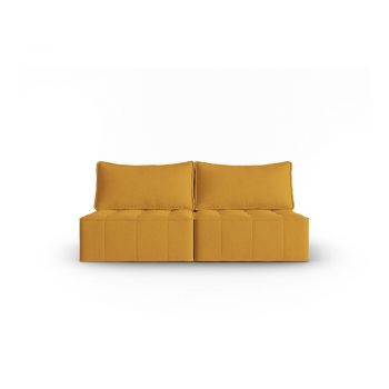 Canapea galbenă 160 cm Mike – Micadoni Home
