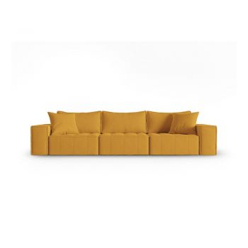 Canapea galbenă 292 cm Mike – Micadoni Home