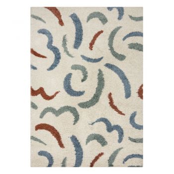 Covor crem 80x150 cm Squiggle – Flair Rugs