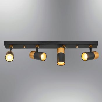 Decoratiune luminoasa LED, Lightric, 414LRC1640, Metal, Negru
