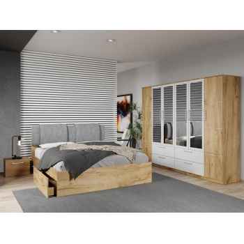 Set dormitor 4 piese Stejar Adapto C20 ieftin