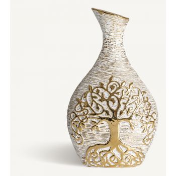 Vază aurie din ceramică Tree – Burkina
