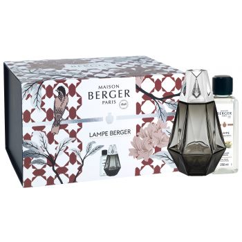 Set Berger lampa catalitica Berger Prisme Noire cu parfum Terre Sauvage