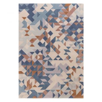 Covor albastru-bej 230x160 cm Enigma - Asiatic Carpets la reducere