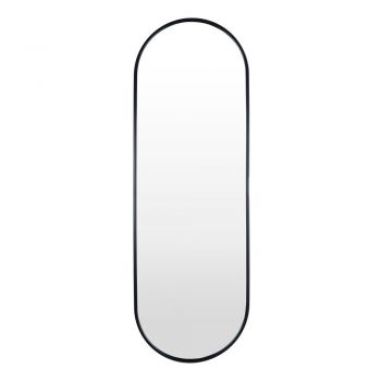 Oglindă ovală de perete Bonami Essentials Lilee, 40 x 120 cm, negru