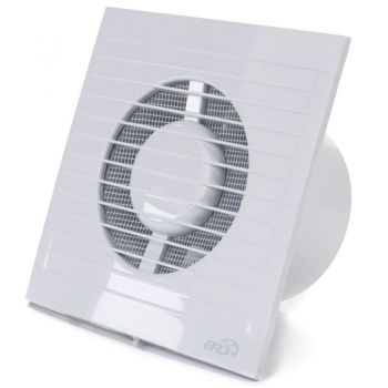 Ventilator baie E 100 S, Plasa antiinsecte, Garantie 5 ani, Debit 90mc/h, Diametru Ø100mm