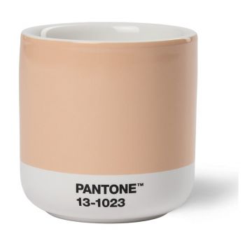 Cană din ceramică roz-portocaliu 175 ml Cortado Peach Fuzz 13-1023 – Pantone ieftina
