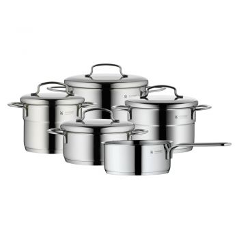 Set de vase pentru gătit din oțel inoxidabil 5 buc. Mini – WMF ieftina