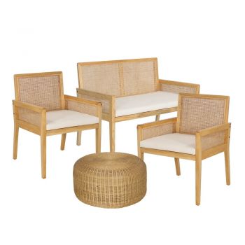 Set mobilier de grădină Tosca cu masă și canapea cu 2 locuri Ratta ieftin