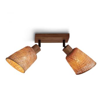 Plafonieră în culoare naturală cu abajur din bambus ø 15 cm Java – Good&Mojo ieftina
