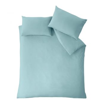Lenjerie de pat albastră pentru pat de o persoană 135x200 cm So Soft Easy Iron – Catherine Lansfield ieftina