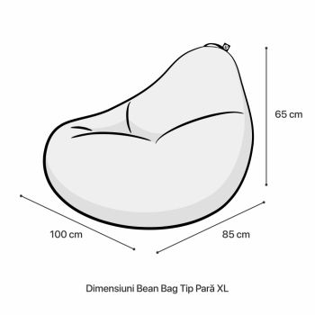 Fotoliu Puf Bean Bag tip Para XL Leme