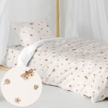 Lenjerie de pat pentru copii din bumbac pentru pat de o persoană 140x200 cm Butterfly – Happy Friday