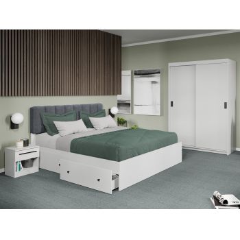 Set dormitor 4 piese Odin Alb C33 ieftin