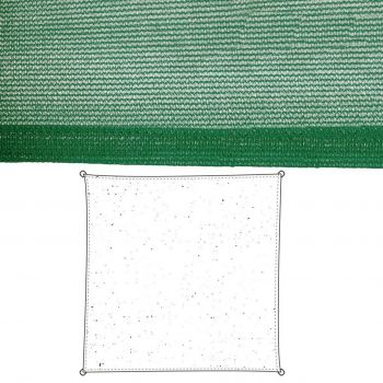 Copertina panza parasolar Awning, 5 x 5 m, polietilena, verde