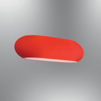 Lampă de perete L1631 - Red, Roșu, 9x7x28 cm