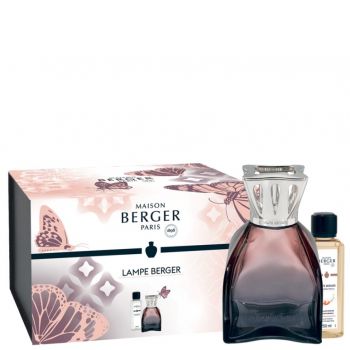 Set Berger lampa catalitica Lilly Rose cu parfum Exquisite Sparkle