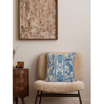 Perna de scaun Cushion Classic 1, Albastru, 40x40 cm