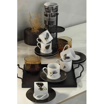 Set cești de cafea, Multicolor, 6x5x6 cm ieftin