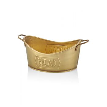 Breadbox GLV0626, Aur, 8x17x28 cm