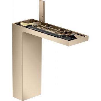 Baterie lavoar baie red gold lucios, ventil click-clack, Hansgrohe Axor MyEdition 230 la reducere