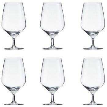 Set 6 pahare Schott Zwiesel, 348 ml, Bistro Line, sticla superioara-tritan, pentru vin alb/rosu, aperitiv, apa ieftina