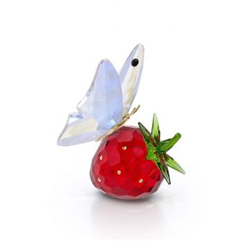 Swarovski decorație Idyllia Butterfly and Strawberry