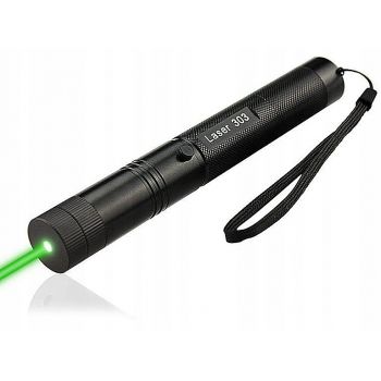 Laser Verde LED 303 Puternic cu RAZA 1KM 2 capete XL la reducere
