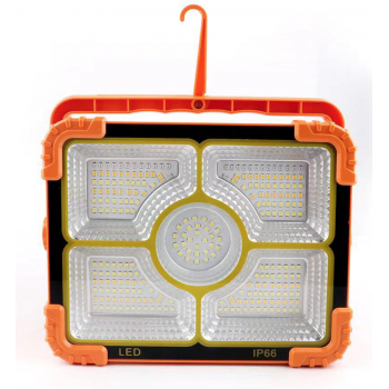 Proiector LED cu incarcare solara 200W cod XJ-D9L cu 5 casete